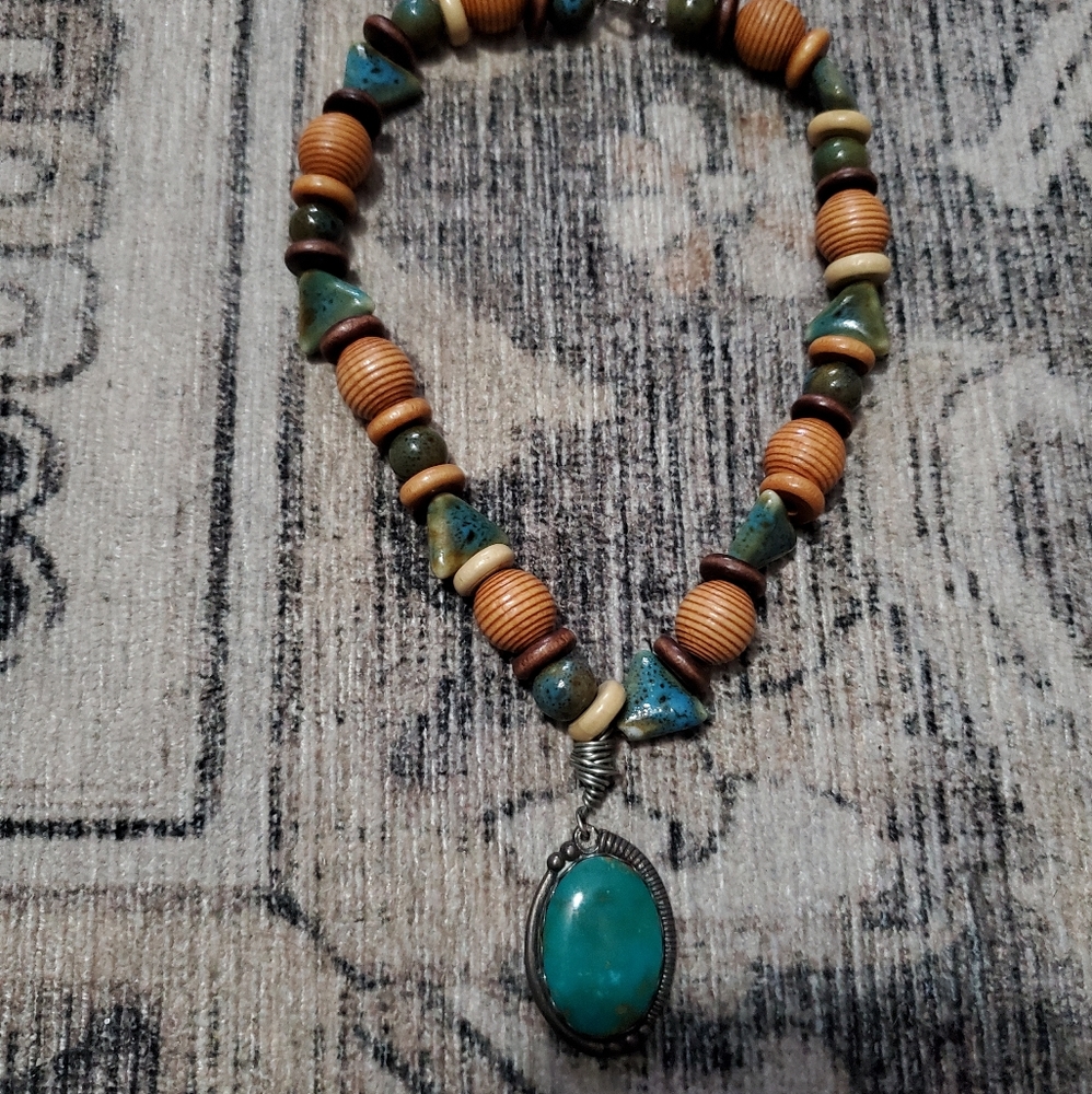 Vintage Beaded Choker Necklace